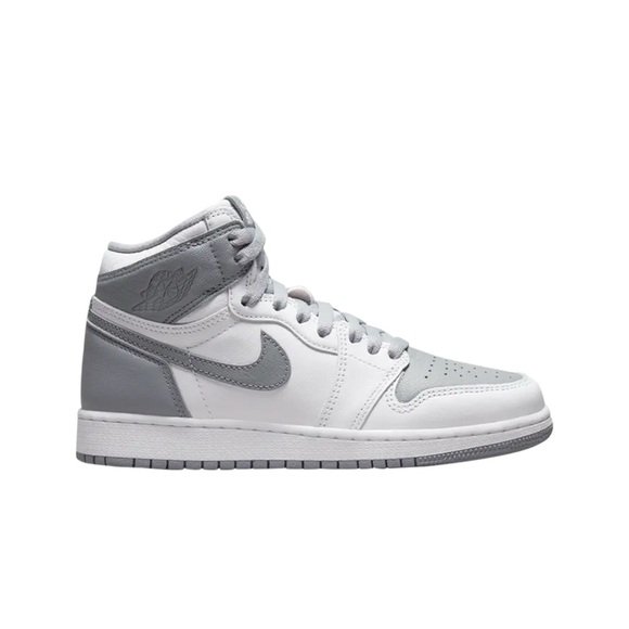 Jordan Ones  High-Tops in Gray and White - Picture 1 of 5
